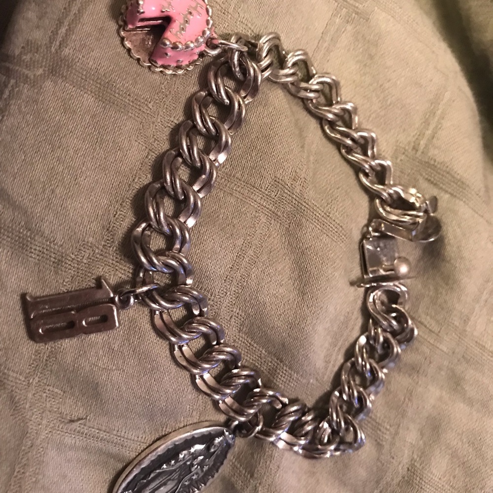 James Avery Bracelet with Three Charms